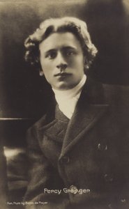 Percy Grainger, ausztrál származású zeneszerző, hangszerelő és zongorista (1882-1961) (fekete-fehér fotó) alkotó: Photographer Australian