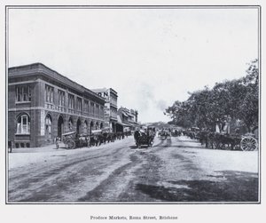 Produce Markets, Roma Street, Brisbane (f/w fotó) alkotó: Photographer Australian