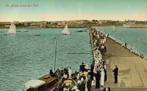 St Kilda a mólóról, Melbourne, Victoria, Ausztrália (fotó) alkotó: Photographer Australian