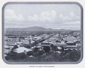Townsville, Észak-Queensland fővárosa (f/w fotó) alkotó: Photographer Australian