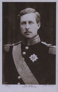 I. Albert, belga király (f/w fotó)