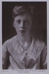 Lipót koronaherceg, később III. Lipót belga király (f/w fotó)