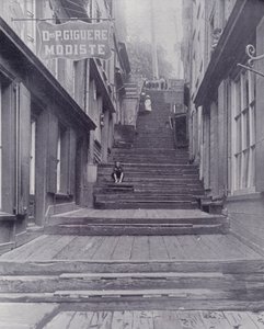 Kanada: Break-Neck Stairs, Quebec (f/w fotó) alkotó: Photographer Canadian