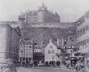 Kanada: The Chateau Frontenac, Quebec (f/w fotó)