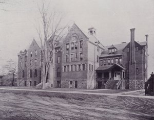 Kanada: Wycliffe College, Toronto (f/w fotó) alkotó: Photographer Canadian