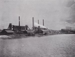 D I and S Co Blast Furnaces, Sydney, Cape Breton (f/w fotó) alkotó: Photographer Canadian