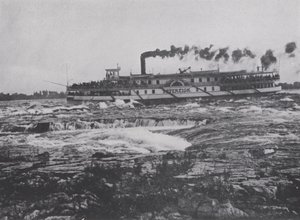 Shooting the Lachine Rapids, St Lawrence folyó (f/w fotó)