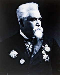 Sir Hiram Maxim (f/w fotó) alkotó: Photographer English