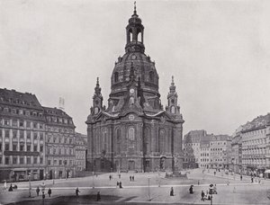 Frauenkirche (f/w fotó) alkotó: Photographer German