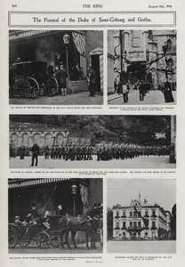 Alfréd, Szász-Coburg és Gotha hercegének, Viktória királynő és Albert herceg második fiának temetése, Coburg, Németország alkotó: Photographer German