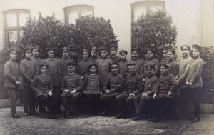 Német hadsereg tiszteinek csoportja (f/w fotó) alkotó: Photographer German