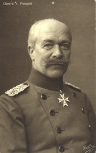 Hermann von Francois, német gyalogsági tábornok az első világháborúban (fekete-fehér fotó) alkotó: Photographer German