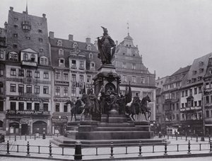 Lipcse: Győzelem emlékmű (f/w fotó) alkotó: Photographer German