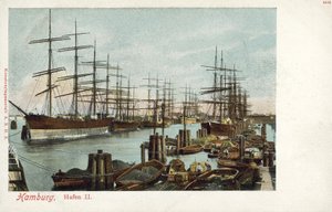 Port, Hamburg (színes fotó) alkotó: Photographer German