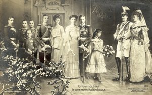 Vilmos császár és Augusta Victoria német császárnő ezüstlakodalma alkotó: Photographer German