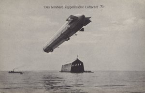 Zeppelin LZ III (f/w fotó) alkotó: Photographer German
