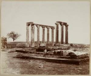 Sanchi, Temple 18, általános kilátás északnyugatról alkotó: Photographer Indian