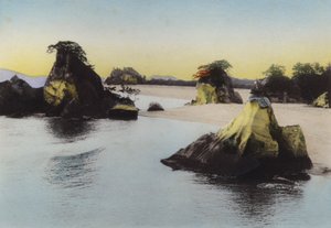 Japán, 1912 körül: Matsushima, a Beltengeren Japán három jeles jelenetének egyike (fotó) alkotó: Photographer Japanese