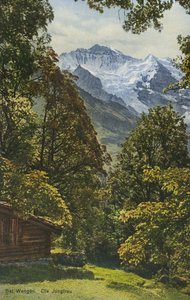 Wengen, Svájc (színes fotó) alkotó: Photographer Swiss