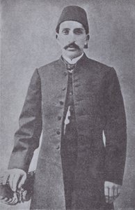 II. Abdul Hamid, az Oszmán Birodalom szultánja, akit az ifjútörökök 1909-ben megbuktattak (f/w fotó) alkotó: Photographer Turkish