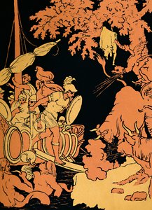 A tűzokádó bikák, 1880 alkotó: Picart