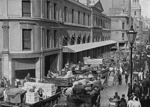 Billingsgate Market, City of London, 1900, 1911