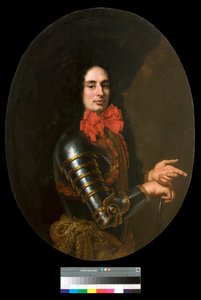 Páncélos úr portréja vörös sállal Pier Francesco Cittadini (1616-1681) festménye 17. század Magántulajdon
