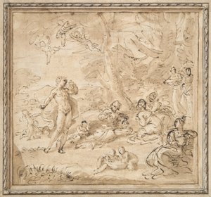 Apollo és Daphne alkotó: Pier Francesco Mola