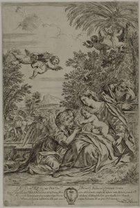 Menekülés Egyiptomba alkotó: Pier Francesco Mola