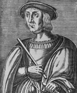Jacques II de Chabannes de La Palice (kb. 1470-1525), francia katonatiszt, La Palice, Pacy, Chauverothe, Bort-le-Comte és Heron portréja, metszet