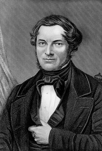 Robert Wilhelm Eberhard Bunsen (1811-1899) német kémikus és fizikus portréja, metszet alkotó: Blaise Nicolas Le Sueur
