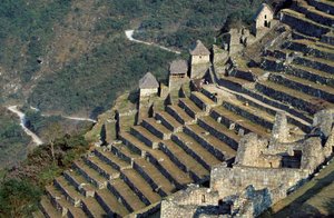 Teraszok, Machu Picchu (az Unesco világörökségi listája alkotó: Blaise Nicolas Le Sueur