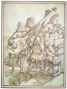 Koncert, 17. vagy 18. század vége alkotó: Pier Leone Ghezzi
