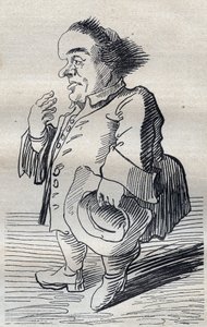 Egy mélyen gondolkodó – Pier Leone Ghezzi (1674-1755) rajzfilmje – 1740