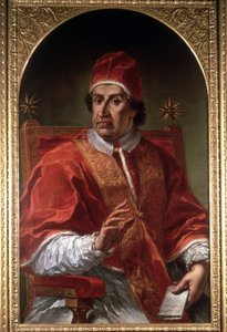 XI. Clément (1649-1721) portréja, Pier Leone Ghezzi. Római Múzeum. Róma alkotó: Pier Leone Ghezzi