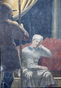 Konstantin álma, elkészült 1464-ben (részlet) alkotó: Piero della Francesca