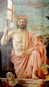A feltámadás Piero della Francesca freskófestménye. alkotó: Piero della Francesca