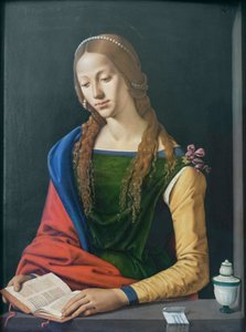 Szent Mária Magdolna felolvasás, 15. század vége (olaj, tábla)
