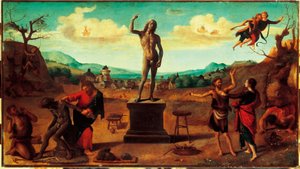 Prométheusz mítosza , 1515 körül (festmény) alkotó: Piero di Cosimo