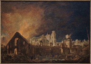 La Foire Saint-Germain a tűzvész idején (március 16-17. éjszaka)
