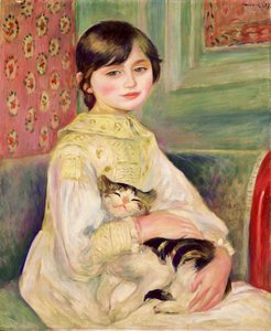 Julie Manet, más néven a Macskagyerek alkotó: Pierre-Auguste Renoir