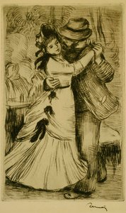 Tánc a vidéken alkotó: Pierre-Auguste Renoir