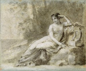 Tanulmány Joséphine császárné portréjához alkotó: Pierre Paul Prudhon