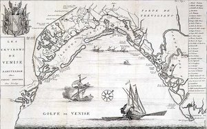 Die Umgebung von Venedig von Pierre  Mortier