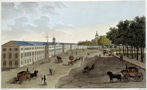 Kilátás a Jardin des Plantes természettudományi kabinetjének új galériájára – Courvoisier „” Vues de Paris”-ban