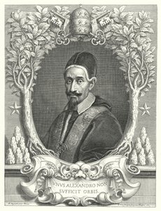 Sándor pápa (metszet) alkotó: Pierre (after) Mignard