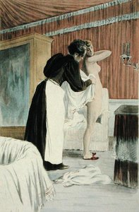 A mosókád, Octave Uzanne „La Femme a Paris” című művéből, F. Masse metszet alkotó: Pierre (after) Vidal