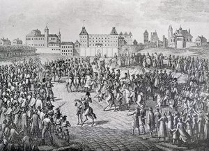 A franciák diadalmas bevonulása Varsóba, 1806. november 28