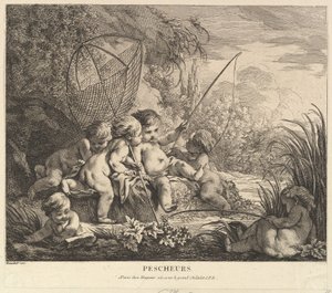 Gyermek horgászat, kb. 1738.