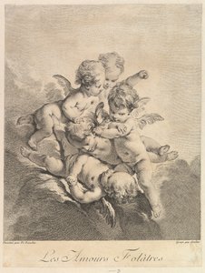 Gyerekek játszanak, 1750.